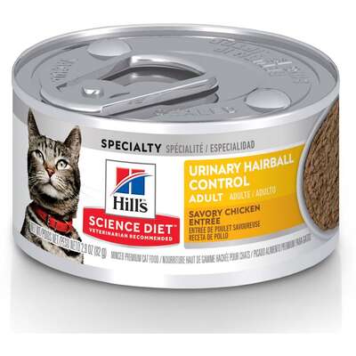 Ração Úmida Hill's Science Diet Cuidado Urinário e Bolas de Pelo Frango para Gatos Adultos