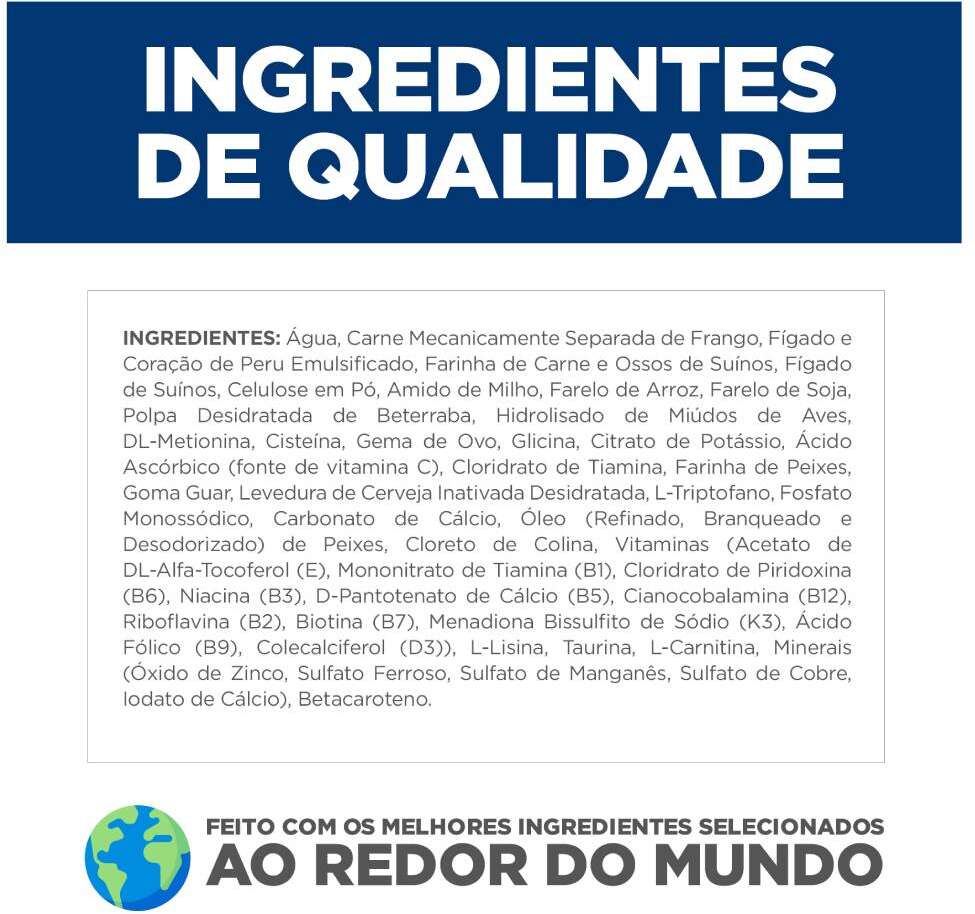 Ração Úmida Hill's Science Diet Cuidado Urinário e Bolas de Pelo Frango para Gatos Adultos - 82 g