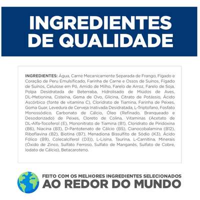 Ração Úmida Hill's Science Diet Cuidado Urinário e Bolas de Pelo Frango para Gatos Adultos