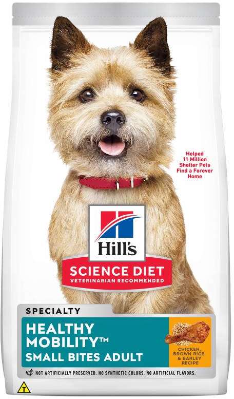 Ração Seca Hill's Science Diet Mobilidade Saudável Pedaços Pequenos Frango para Cães Adultos - 1,81Kg