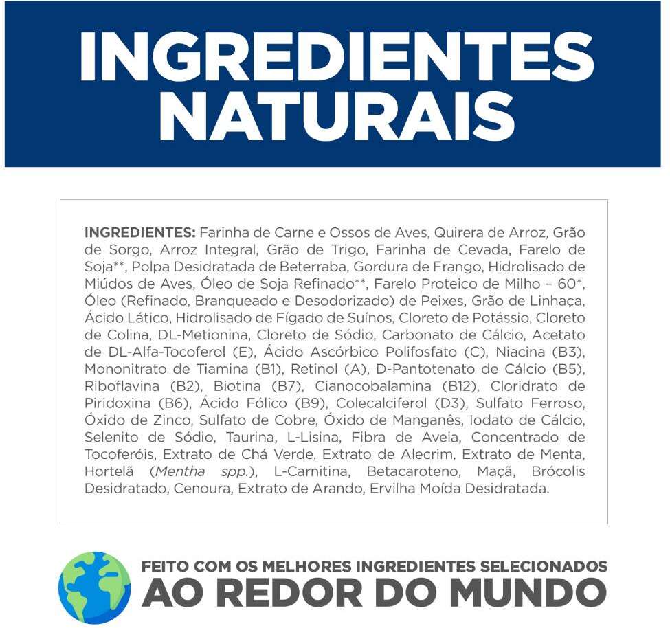 Ração Seca Hill's Science Diet Mobilidade Saudável Pedaços Pequenos Frango para Cães Adultos - 1,81Kg