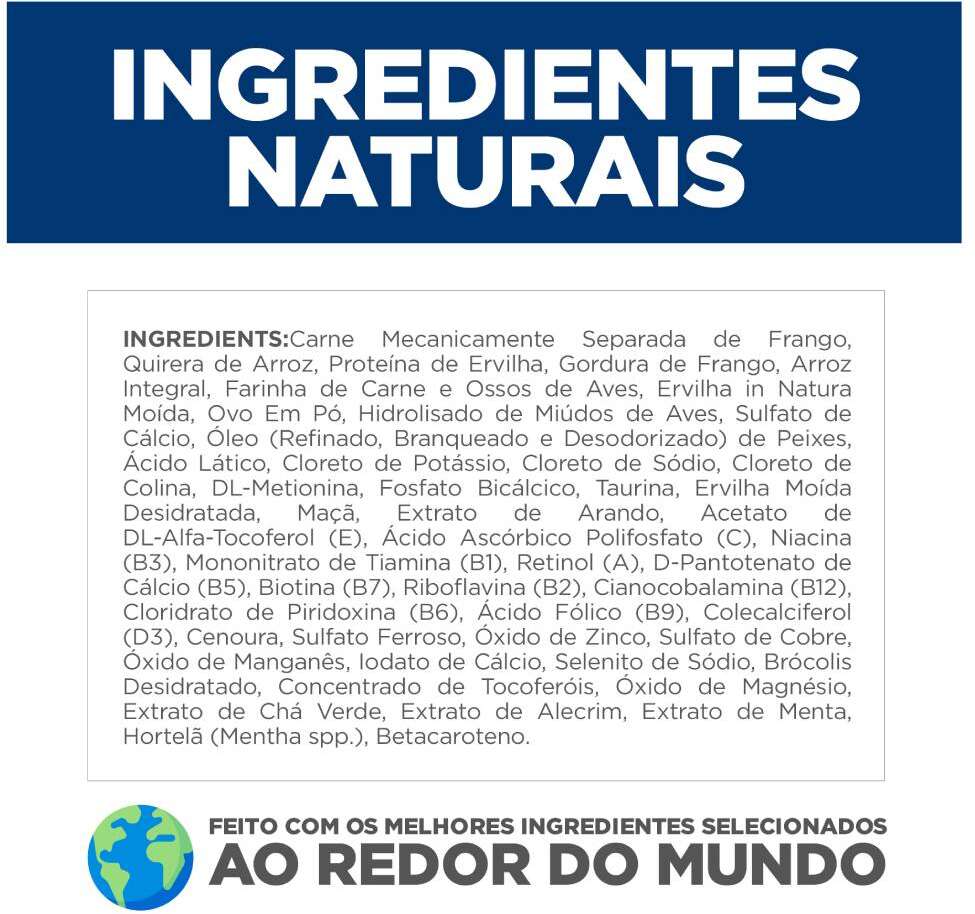 Ração Seca Hill's Science Diet Sem Milho, Trigo ou Soja para Gatos Adultos - 1,59Kg