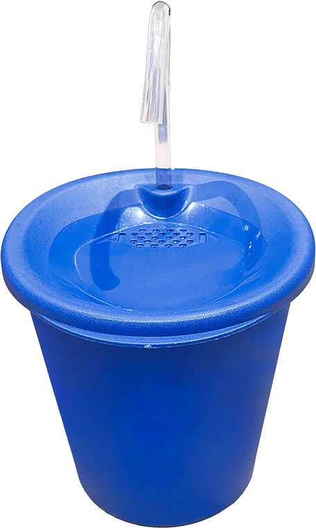 Fonte Bebedouro Elevado Meau Azul para Cães e Gatos - Bivolt
