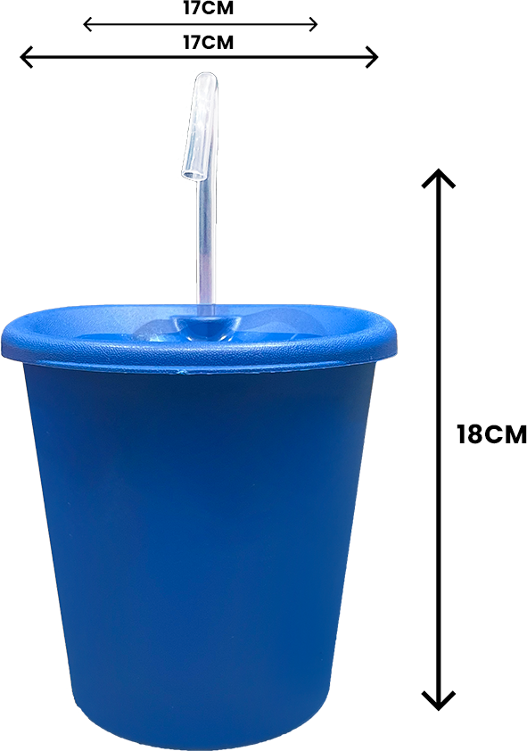 Fonte Bebedouro Elevado Meau Azul para Cães e Gatos - Bivolt
