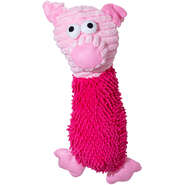 Brinquedo Pelúcia Savana Pet Porco Maluco Sonoro Rosa para Cães - Tam. Único