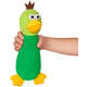 Brinquedo Pelúcia Savana Pet Pato Maluco Sonoro Verde para Cães