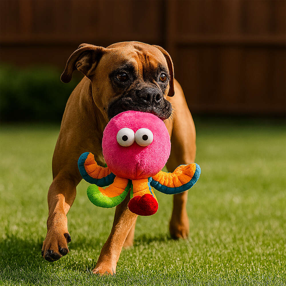 Brinquedo Pelúcia Savana Pet Polvo Colorido para Cães - Tam. Único