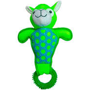 Brinquedo Pelúcia Savana Pet ET com Mordedor Verde para Cães - Tam. Único