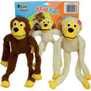 Brinquedo Pelúcia Savana Pet Familia do Macaco para Cães - Tam. Único