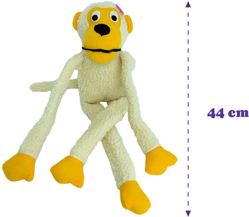 Brinquedo Pelúcia Savana Pet Familia do Macaco para Cães - Tam. Único