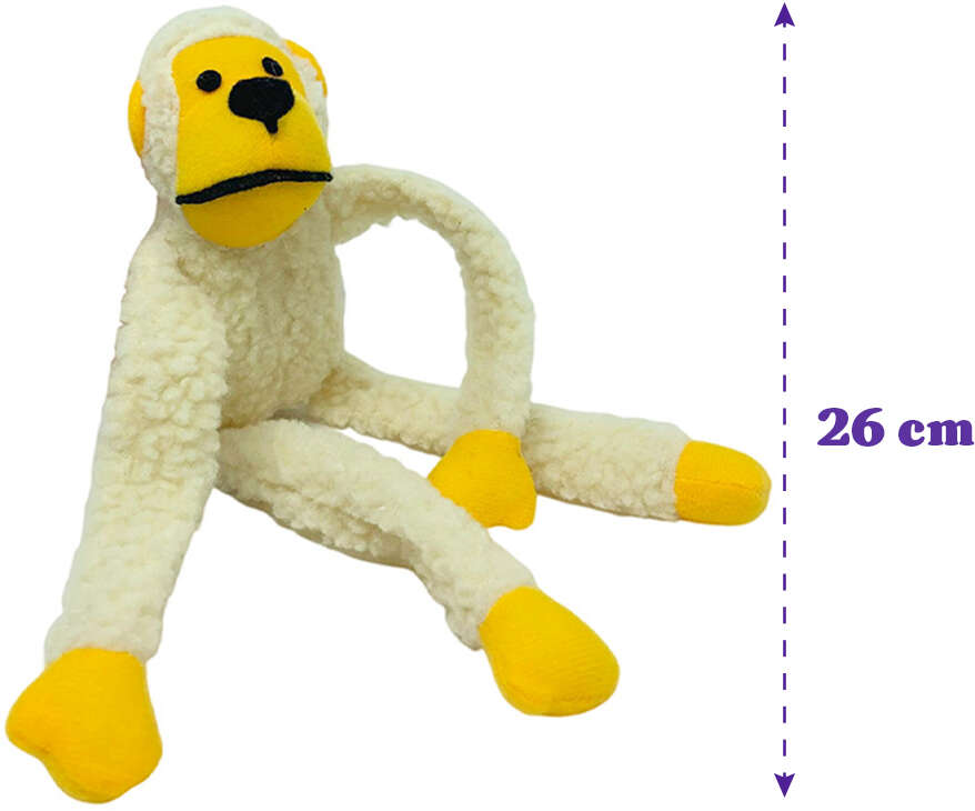 Brinquedo Pelúcia Savana Pet Familia do Macaco para Cães - Tam. Único