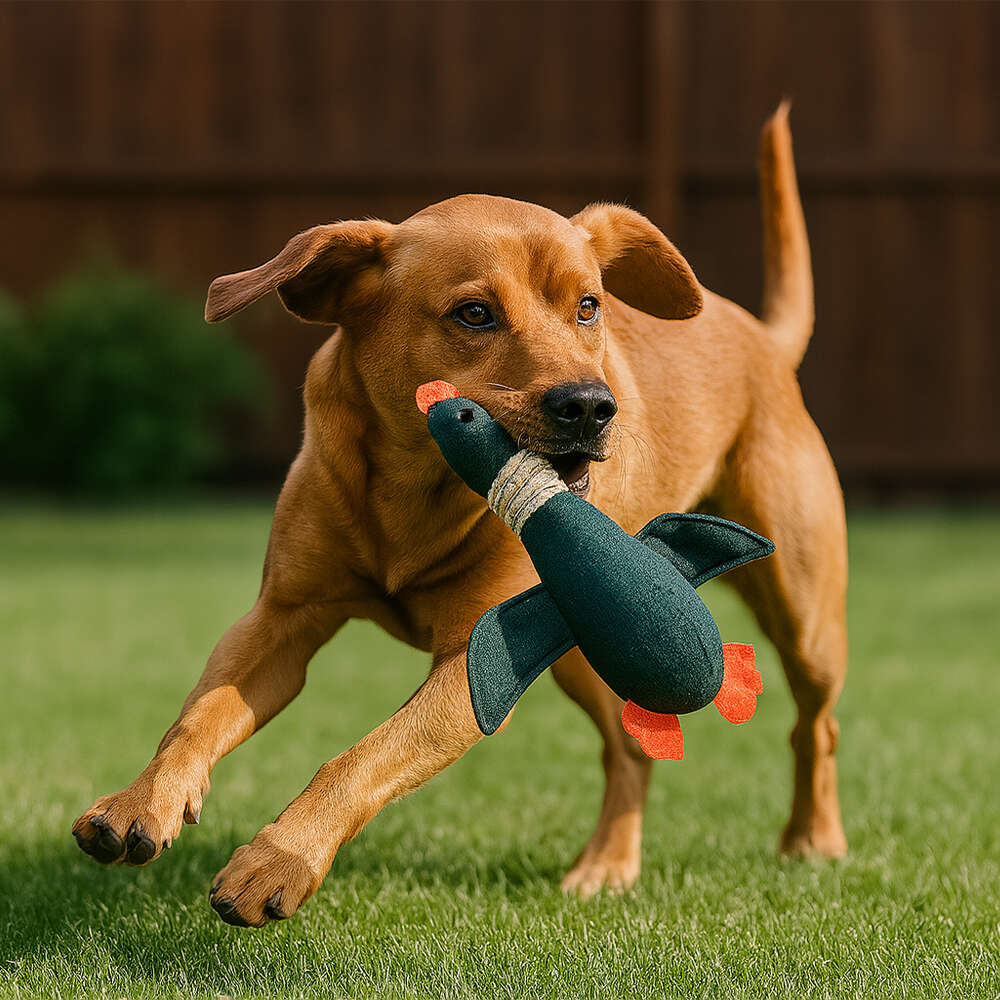 Brinquedo Pelúcia Savana Pet Pato para Cães - Tam. Único