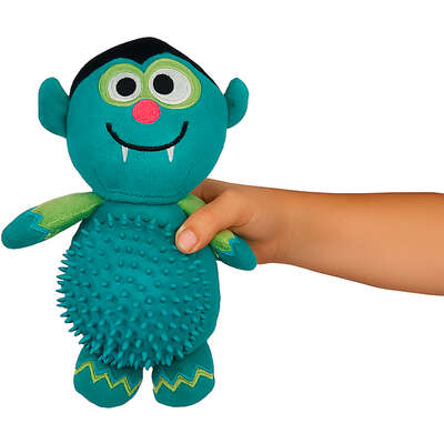 Brinquedo Pelúcia Savana Pet Monstrinho Azul com Mordedor GD para Cães