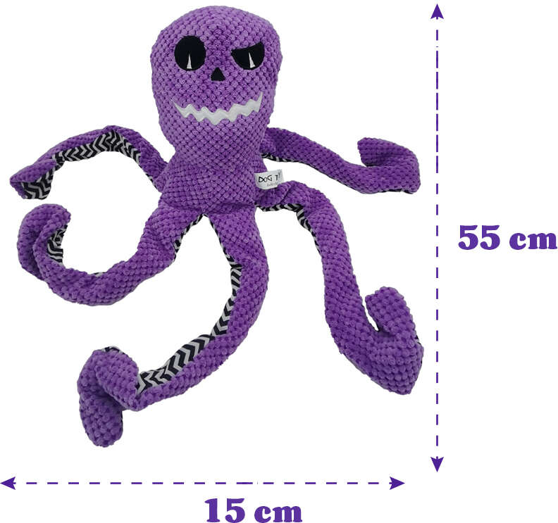 Brinquedo Savana Pet Pelúcia Polvo Sofisticado Roxo para Cães - Tam. Único