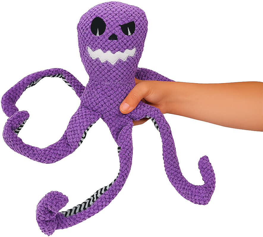 Brinquedo Savana Pet Pelúcia Polvo Sofisticado Roxo para Cães - Tam. Único