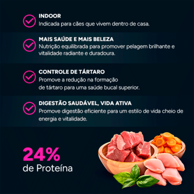 Ração Seca Hambi Premium Especial Frango, Carne e Legumes para Cães Raças Pequenas e Médias”