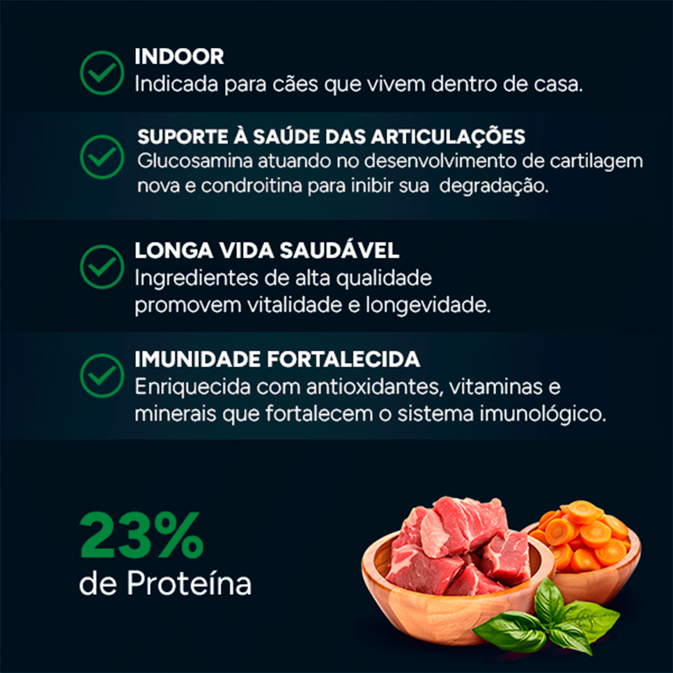 Ração Seca Hambi Premium Especial Carne e Vegetais para Cães Adultos - 15Kg