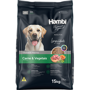 Ração Seca Hambi Premium Especial Carne e Vegetais para Cães Adultos - 15Kg