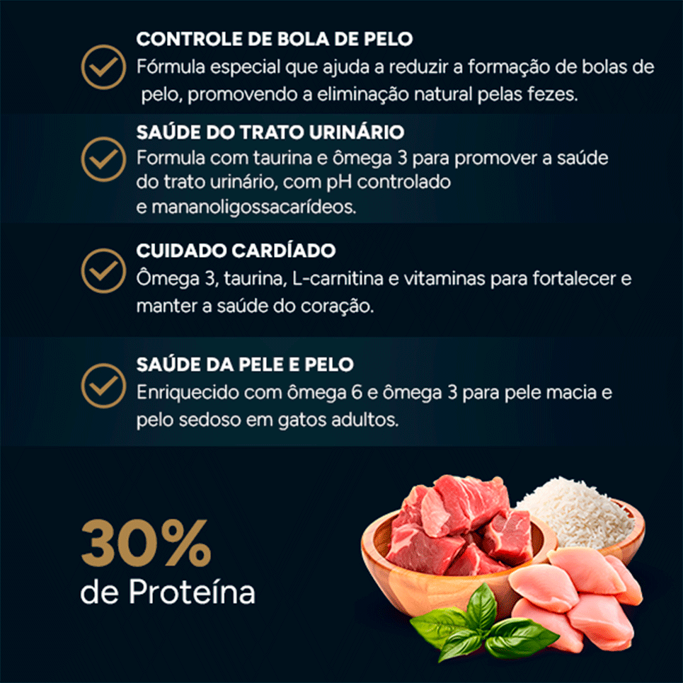 Ração Seca Hambi Premium Especial Mix para Gatos Adultos - 25Kg