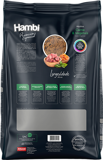 Ração Seca Hambi Premium Especial Mix para Gatos Adultos - 25Kg