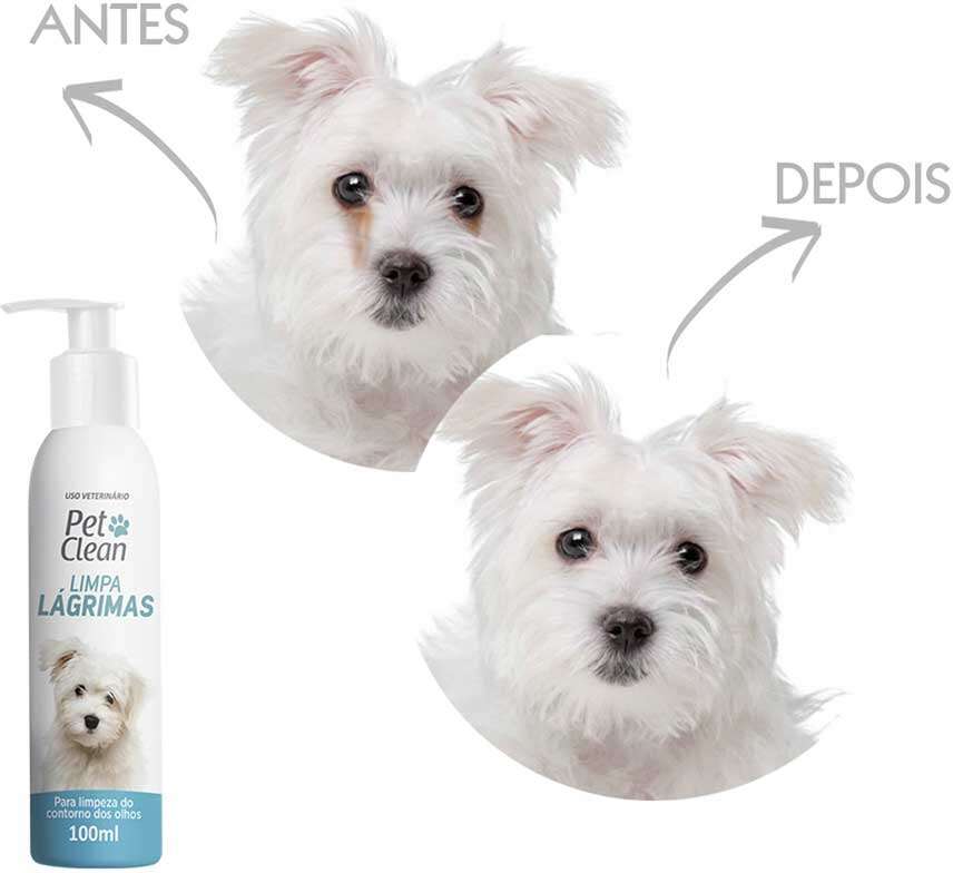 Limpa Lágrimas Pet Clean para Cães e Gatos - 100 mL