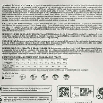 Ração Seca Bionatural Sensitive para Cães Adultos Raças Pequenas sabor Peixe