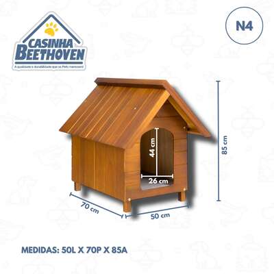 Casa Beethoven Agropet Cão Simples Cerejeira