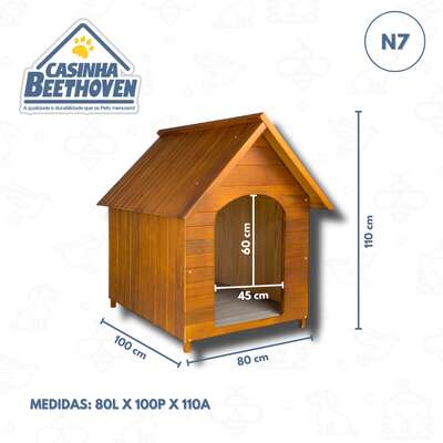 Casa Beethoven Agropet Cão Simples Cerejeira