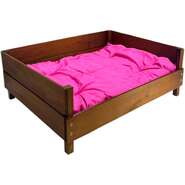 Cama Beethoven Agropet Almofada Rosa para Cães - Tam. Único