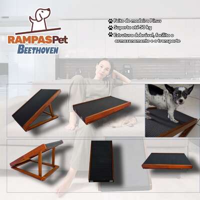 Rampa Beethoven Agropet para Cães Cerejeira