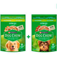 Kit Ração Úmida Nestlé Purina Dog Chow Sachê Frango+Carne - 14 Unidades