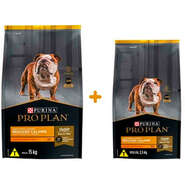 Ração Seca Nestlé Purina Pro Plan Calorias Reduzidas Frango Cães Adultos Raças Médias e Grandes - 17,5Kg