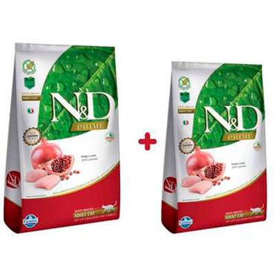 Ração Farmina N&D Prime Frango e Romã Gatos Adultos”