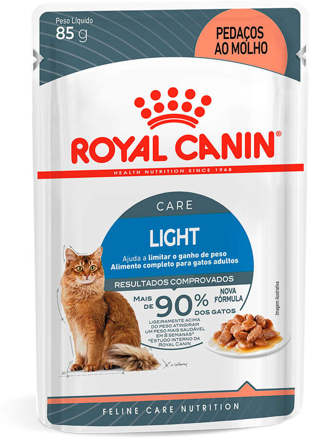 Ração Úmida Royal Canin Sachê Light Weight Care para Gatos - 85 g