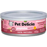 Ração Úmida Pet Delícia Natural Papinha de Frango Crescimento Saudável para Gatos Filhotes - 110 g