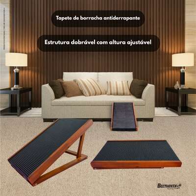 Rampa Beethoven Agropet para Cães Cerejeira