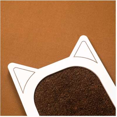 Brinquedo Arranhador Bastet MDF Branco