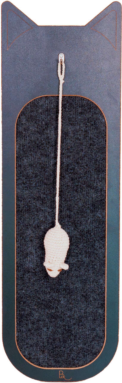 Brinquedo Arranhador Bastet Gancho MDF Preto - Tam. Único