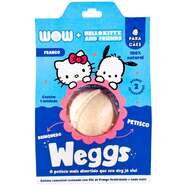 Petisco WOW Weggs Hello Kity para Cães Sabor Frango - 1 Unidade