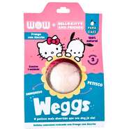 Petisco WOW Weggs Hello Kity para Cães Sabor Frango com Alecrim - 1 Unidade