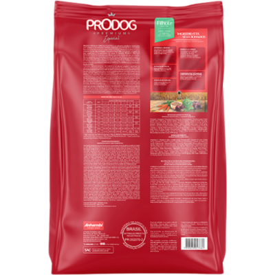 Ração Seca Prodog Carne, Cereais e Legumes para Cães Filhotes Raças Pequenas e Médias