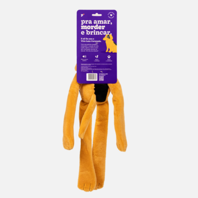 Pelúcia Cachorro Caramelo Petlove para Cães e Gatos