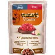 Ração Úmida Special Dog Sachê Carne para Cães Sênior - 100 g