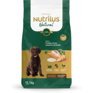 Ração Seca Nutrilus Natural Frango e Arroz para Cães Filhotes Raças Médias e Grandes - 10,1Kg