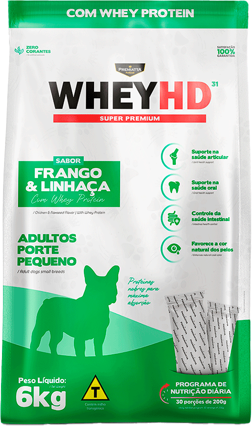 Ração Premiatta HD Alta Digestibilidade para Cães de Raças Pequenas com 4 a 10kg - 6Kg