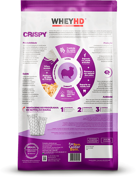 Ração Premiatta HD Alta Digestibilidade Crispy para Cães Adultos de Raças Pequenas - 6Kg