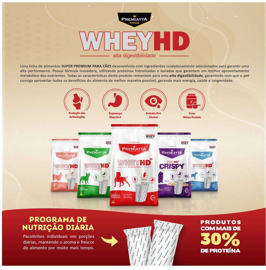Ração Premiatta HD Alta Digestibilidade para Cães Adultos - 12Kg