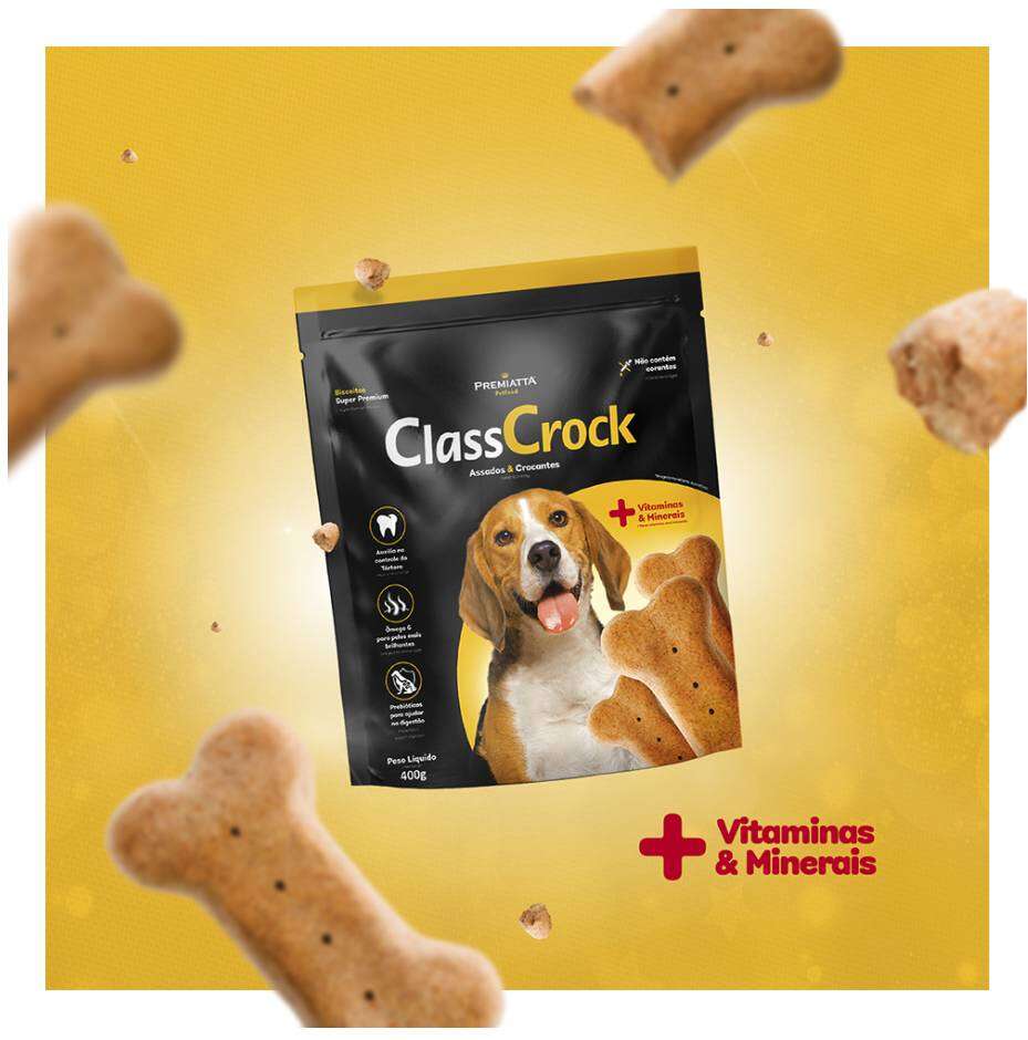 Biscoito Premiatta Classcrok para Cães - 400 g