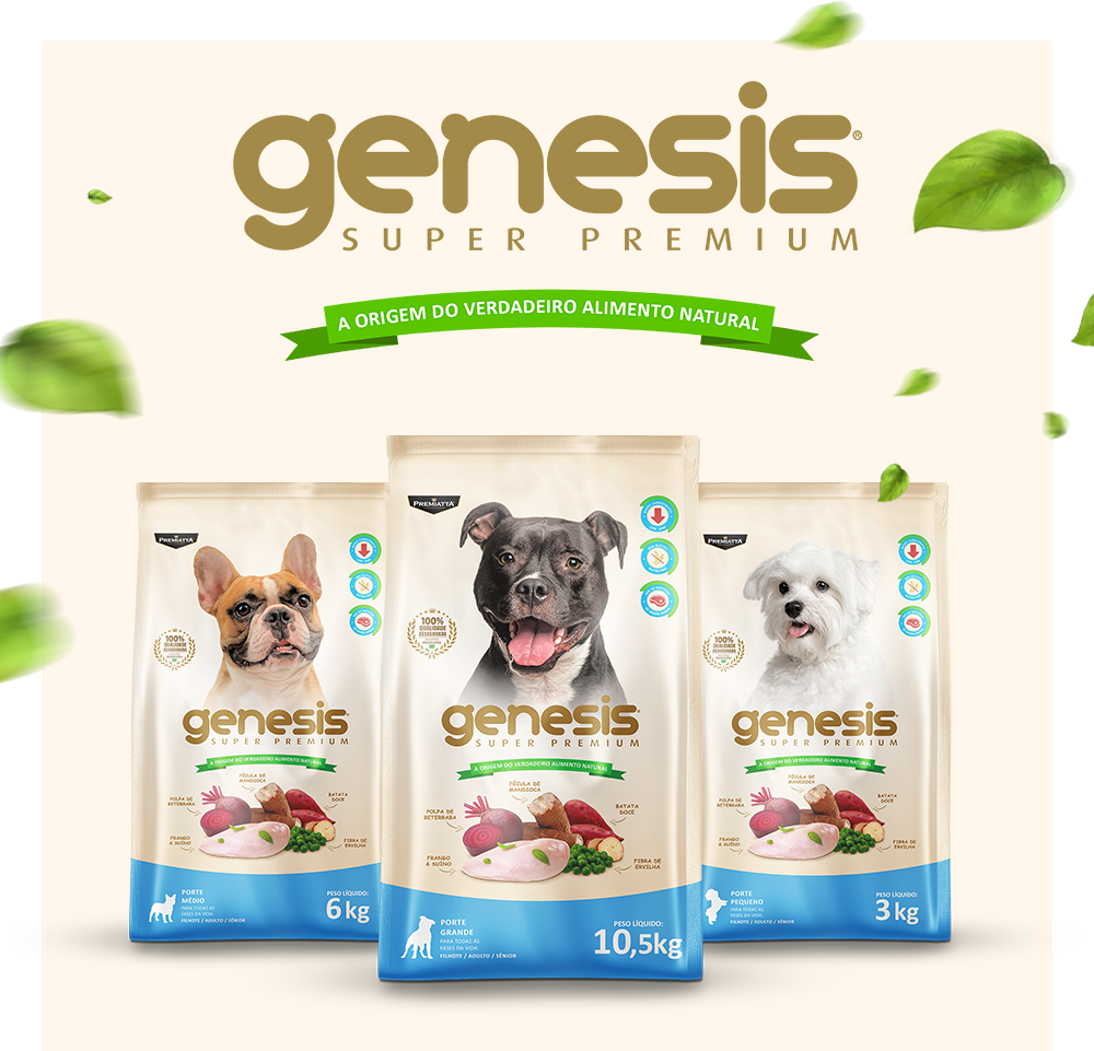 Ração Premiatta Genesis Raças Pequenas - 3Kg