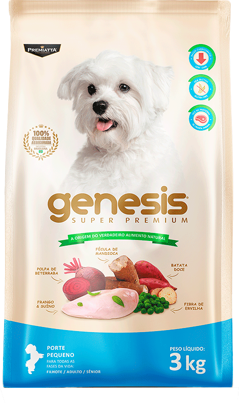 Ração Premiatta Genesis Raças Pequenas - 3Kg